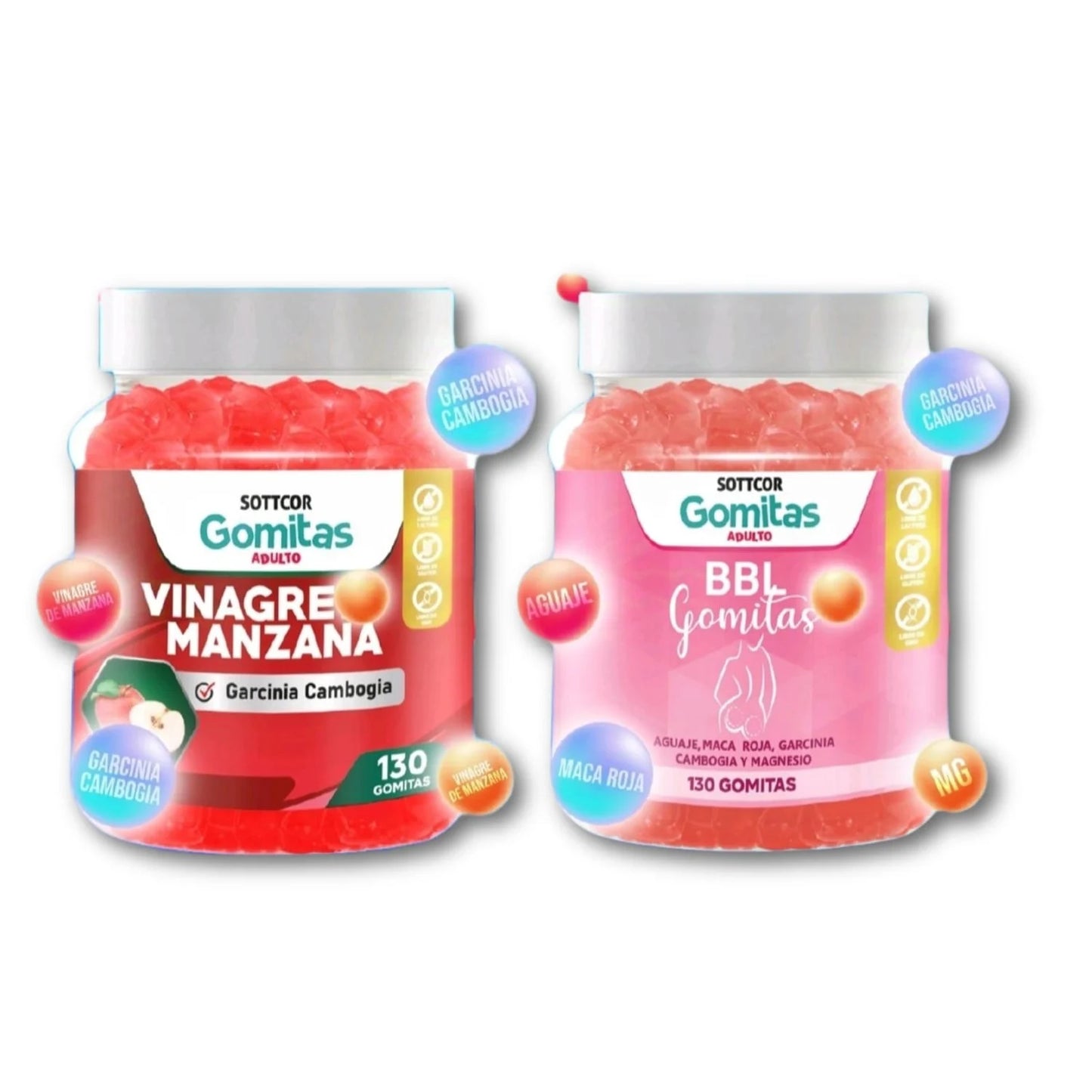 COMBO PARA ELLAS VINAGRE DE MANZANA + BBL AGUAJE