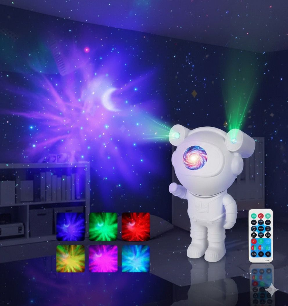 ASTRONAUTA PARLANTE BLUETOOH Y PROYECTOR