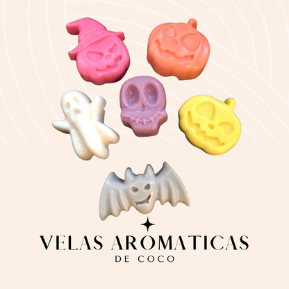 🎃“Encantamiento de Coco – Velas que Despiertan la Magia de Halloween”🎃