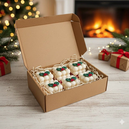 🎁Colección "Luz de Navidad" - Velas Aromáticas de Coco🎁