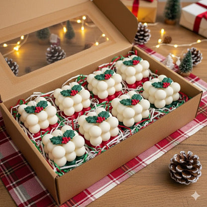 🎁Colección "Luz de Navidad" - Velas Aromáticas de Coco🎁